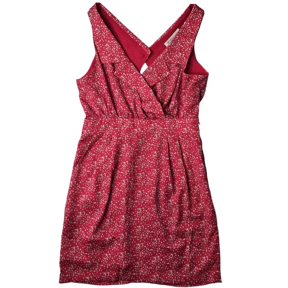 BCBGeneration‎ Red Print Sleeveless Mini Dress Size 6 - Picture 1 of 3